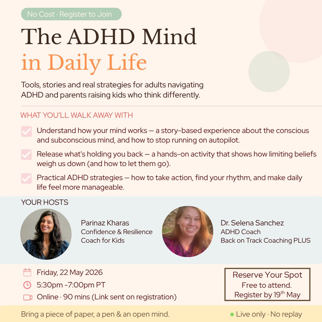 The ADHD Mind in Daily Life Workshop May 2026